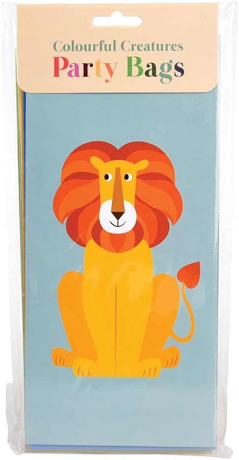 Rex London Partytüten für Kinder mit Aufkleber zum Verschließen
