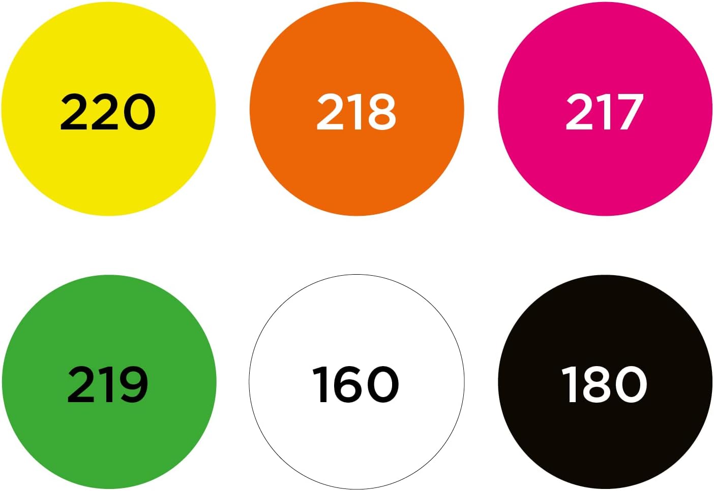 One4All - 127HS Neon-Set (6 Marker)