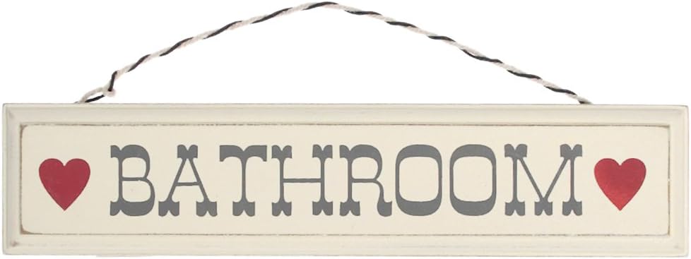 Rex London - Badezimmerschild Holz