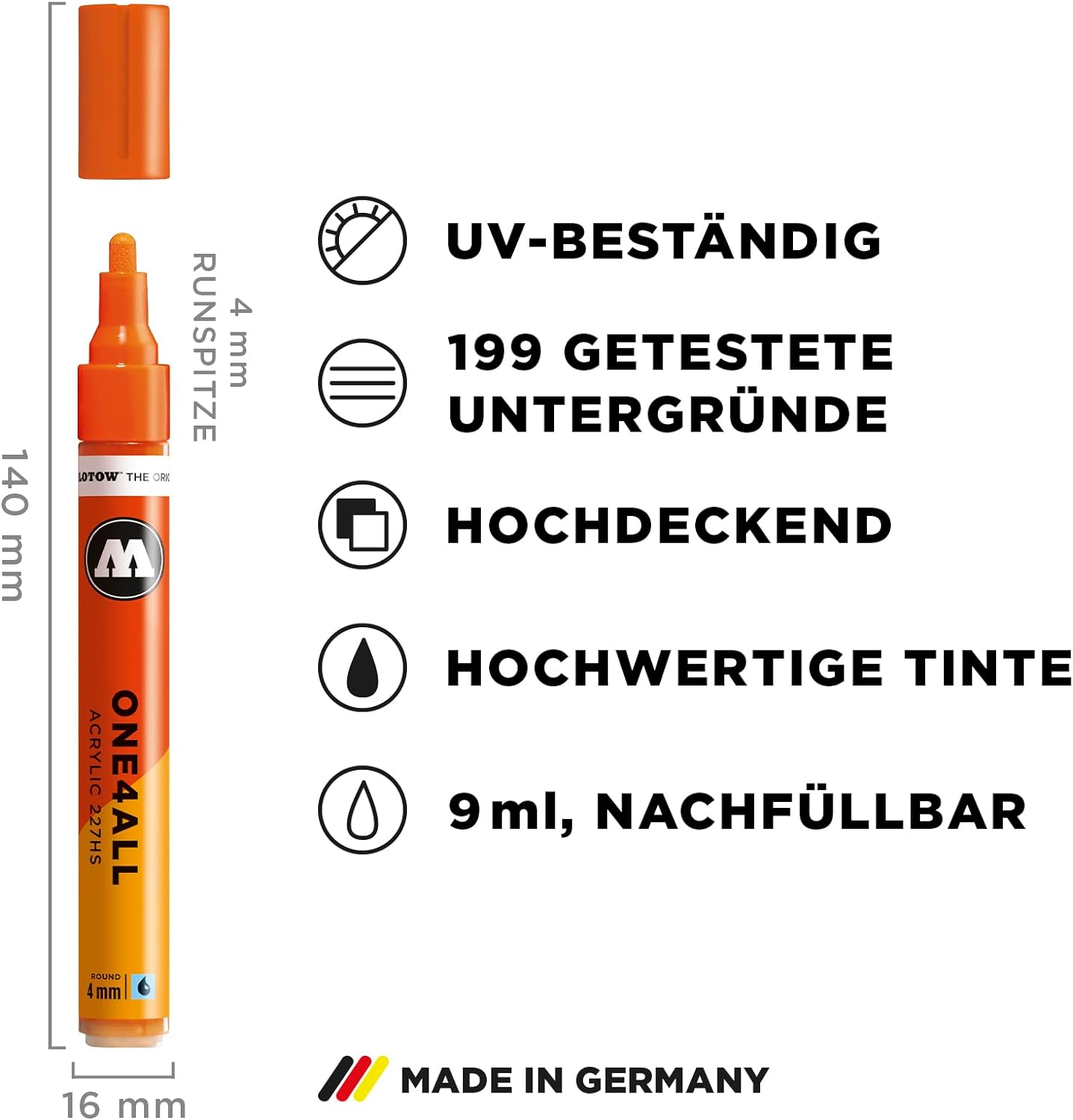 One4All - 227HS Neon-Set (6 Marker)