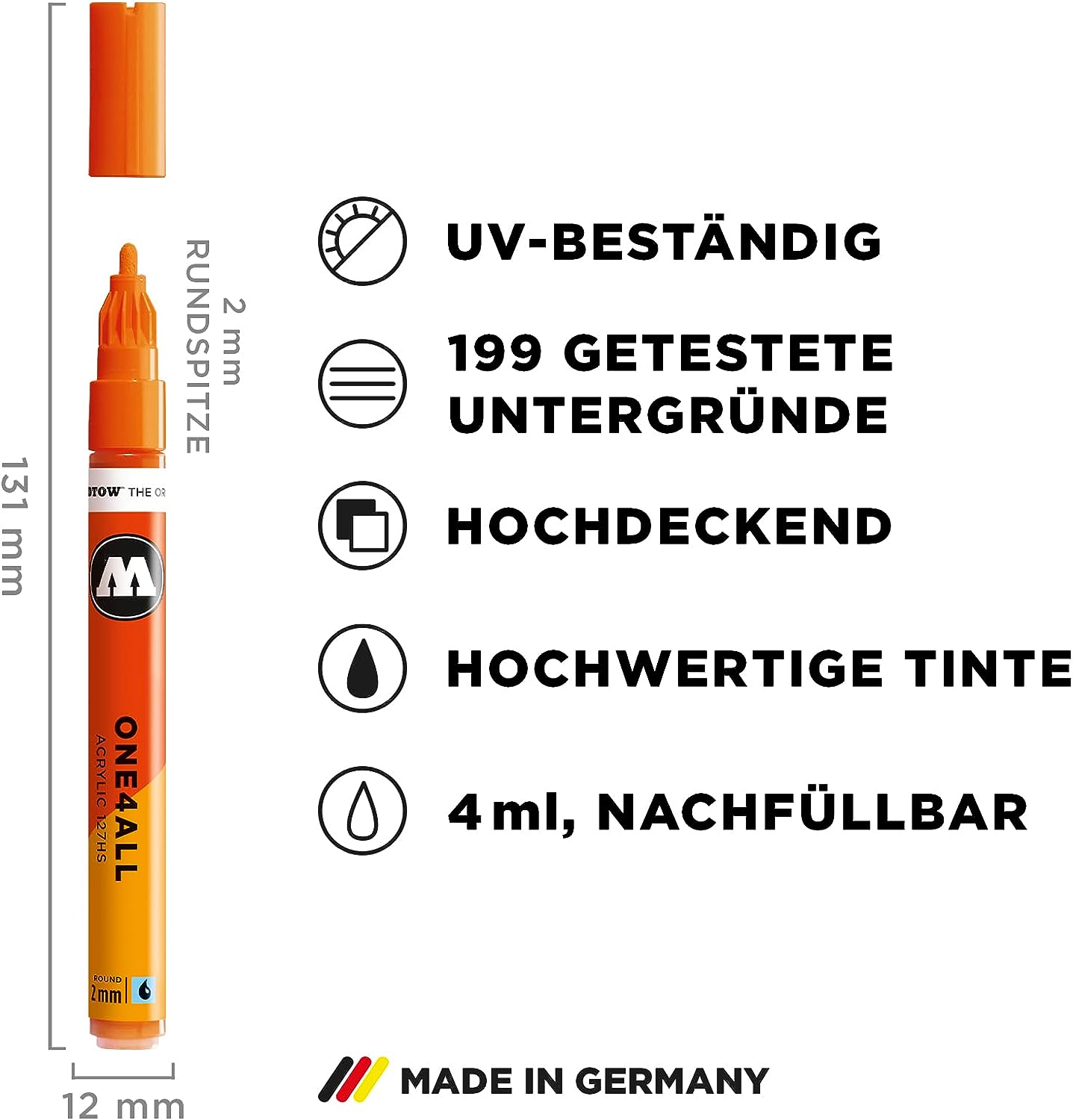 One4All - 127HS Metallic-Set (6 Marker)