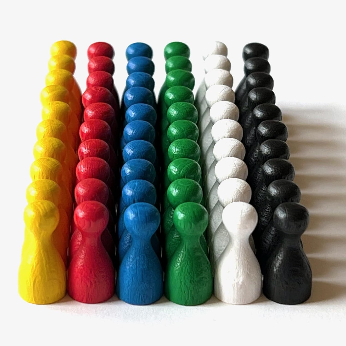 Spieltz Spielfiguren: Mini Halmakegel aus Holz für Brettspiele, 10/20 mm