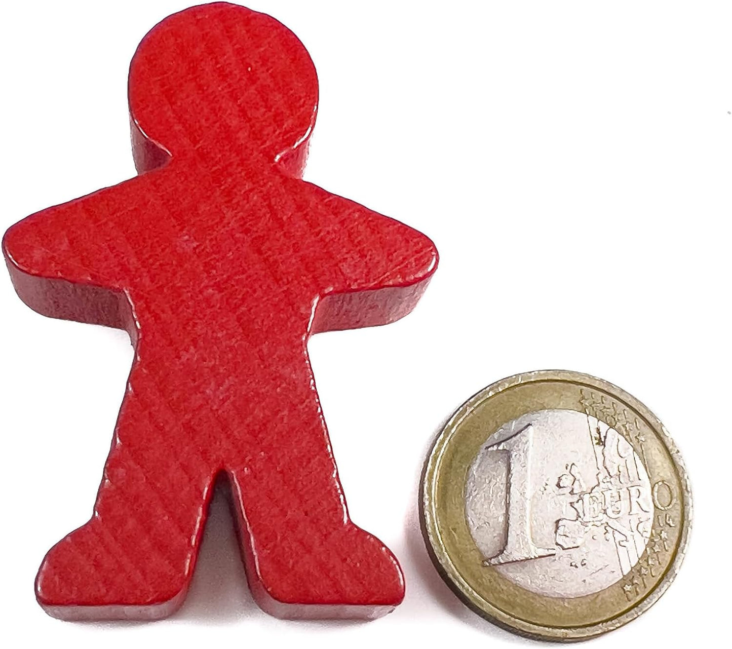 Spieltz große Spielfiguren für Brettspiele, aus Holz. Menschen/Personen, 5 cm hoch (35x50x10 mm), farblich gemischt, verschiedene Farbsets verfügbar