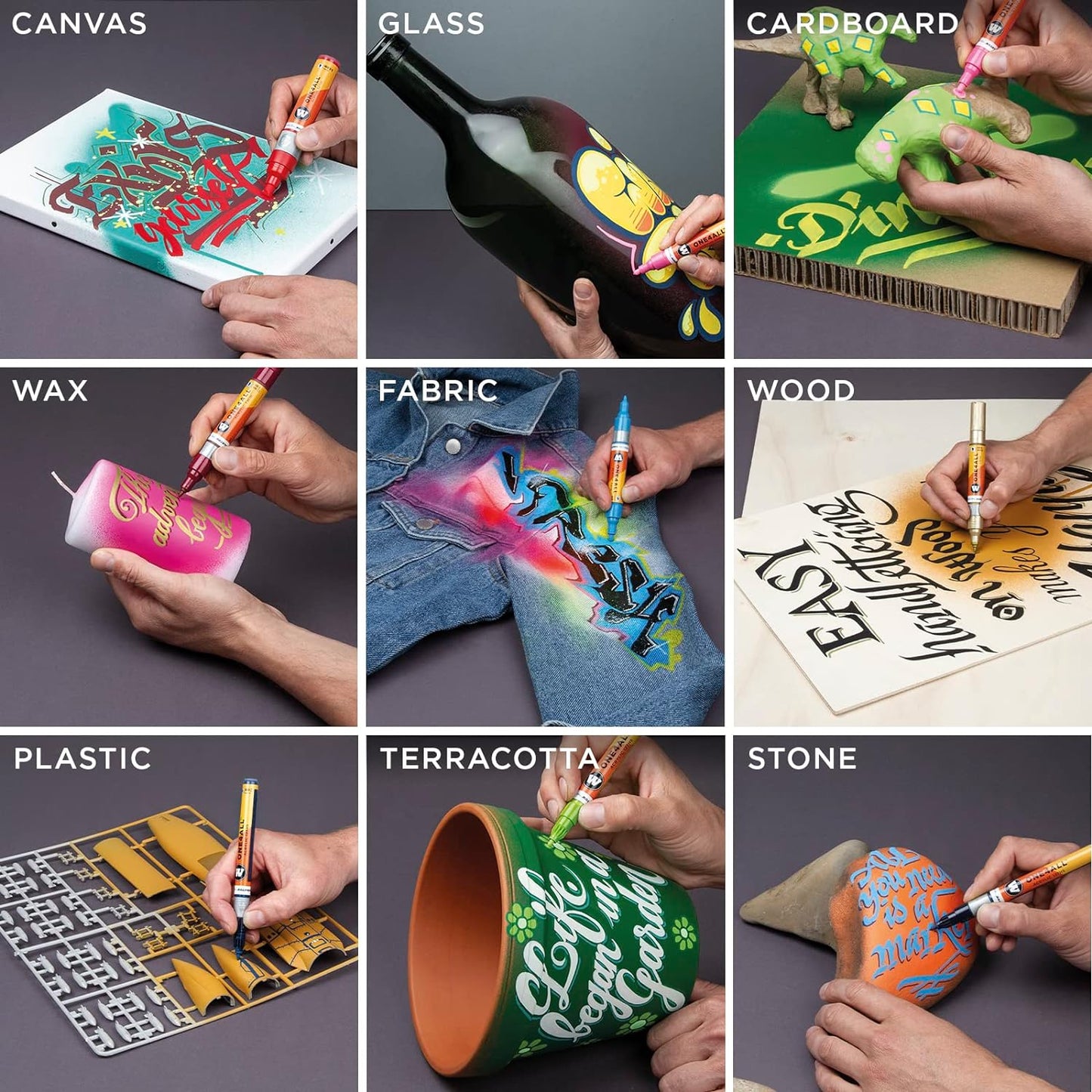 One4All - 127HS Metallic-Set (6 Marker)