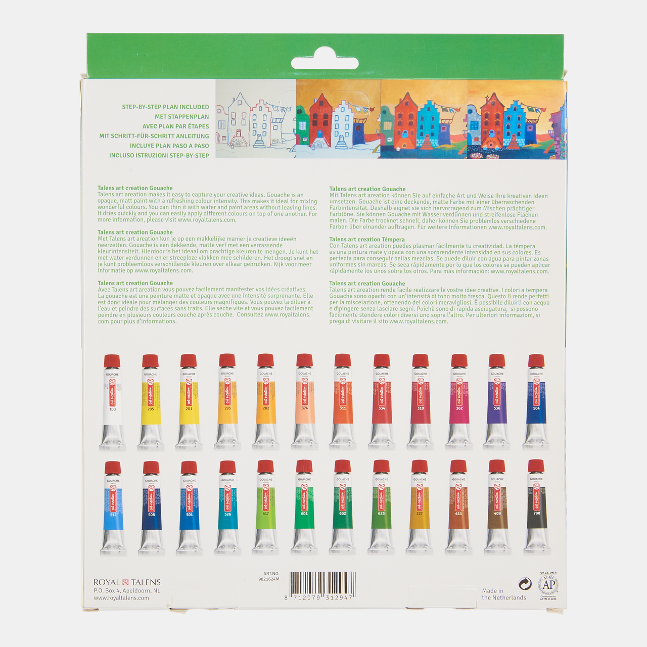 Talens Art Creation- Set Gouache 24x 12 ml