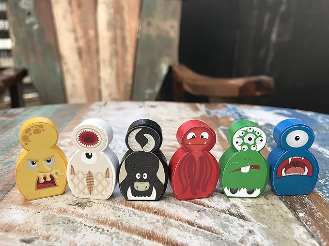 Spieltz Große beklebbare Spielfiguren aus Holz 21x34x8 mm, farblich gemischt, verschiedene Sets verfügbar