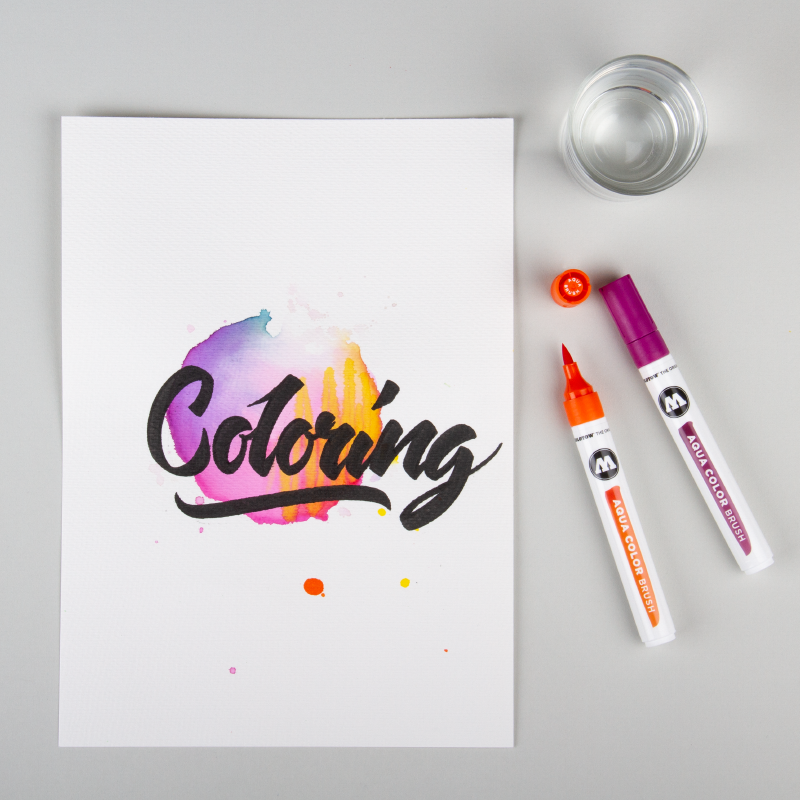 Molotow - Aqua Color Brush, 12 Marker, verschiedene Sets