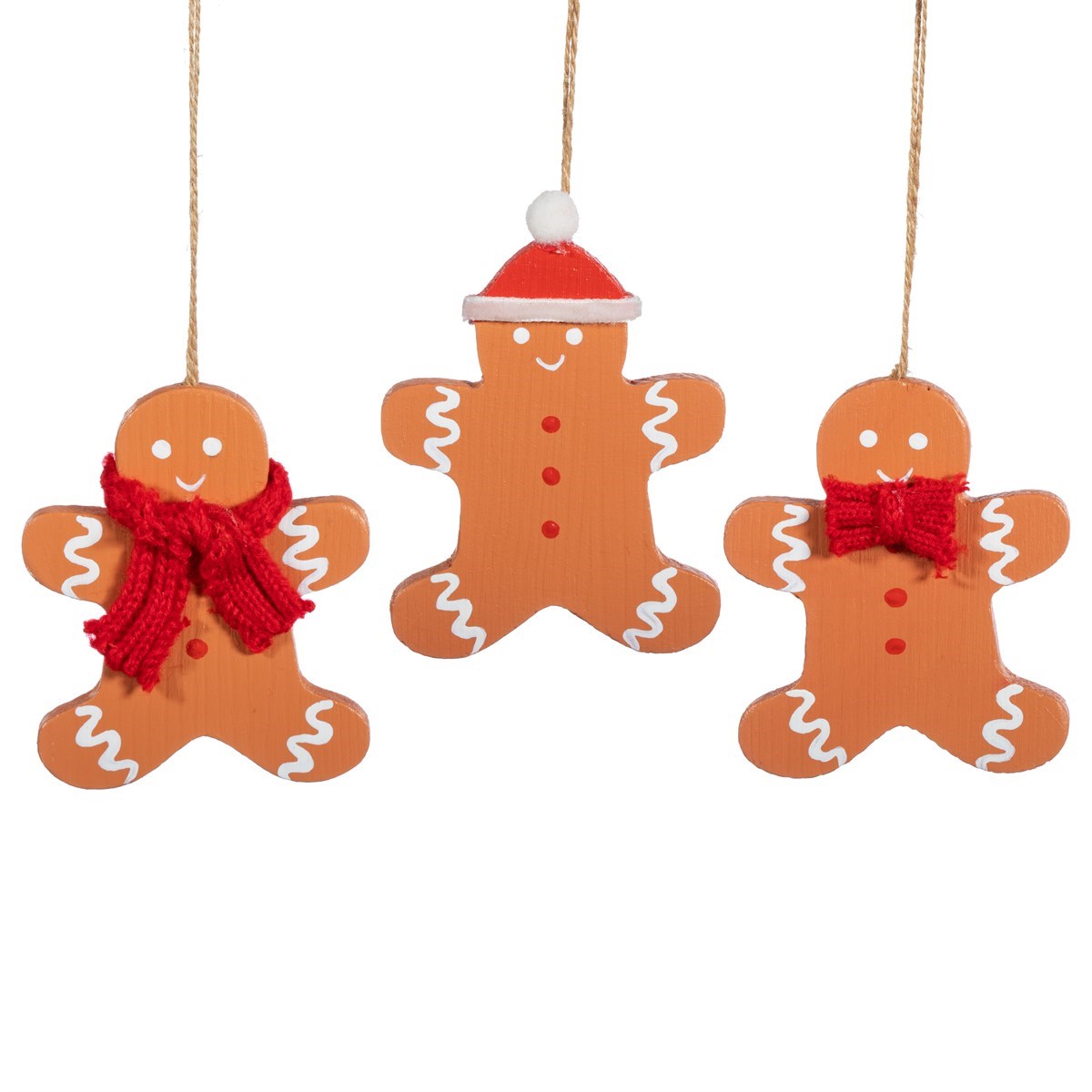 Sass and Belle Gingerbread Man - Lebkuchenmännchen aus Holz zum Aufhängen