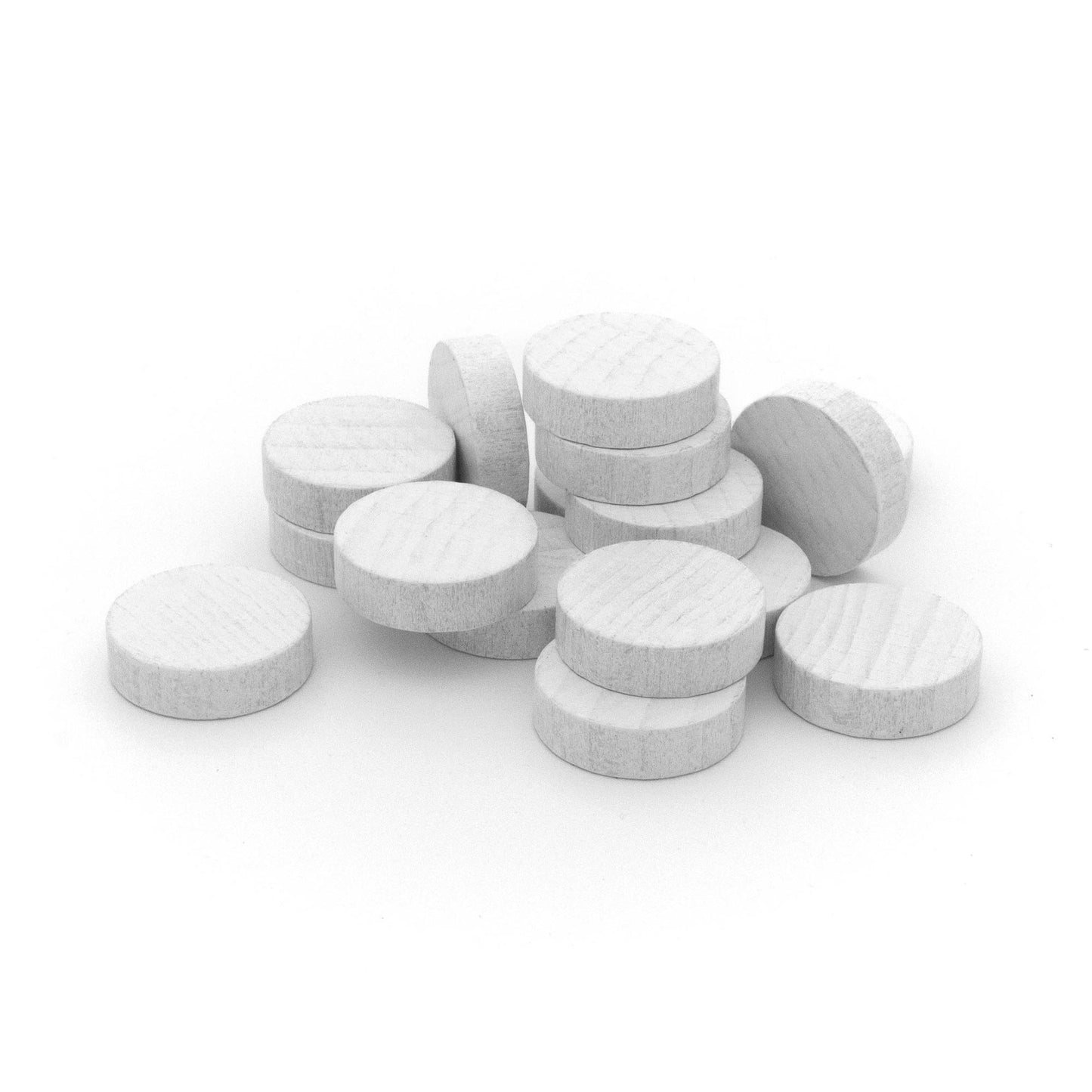 Spieltz Scheiben / Chips aus Holz, XL, 31/8 mm, viele Farben verfügbar