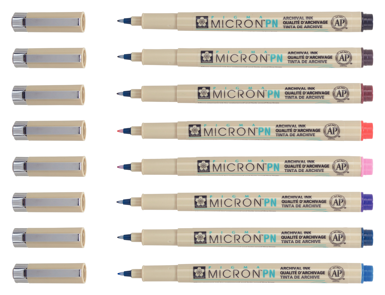 Sakura- Pigma Micron PN-Set (8 Farben)