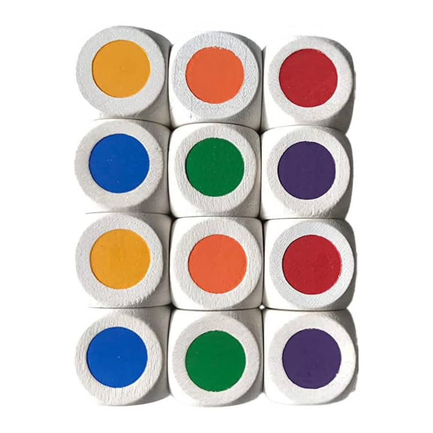 Spieltz Farbwürfel aus Holz, 16 mm