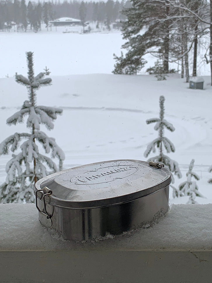Cabanaz Lunchbox Edelstahl (Stainless Steel), 19x14x5,8 cm