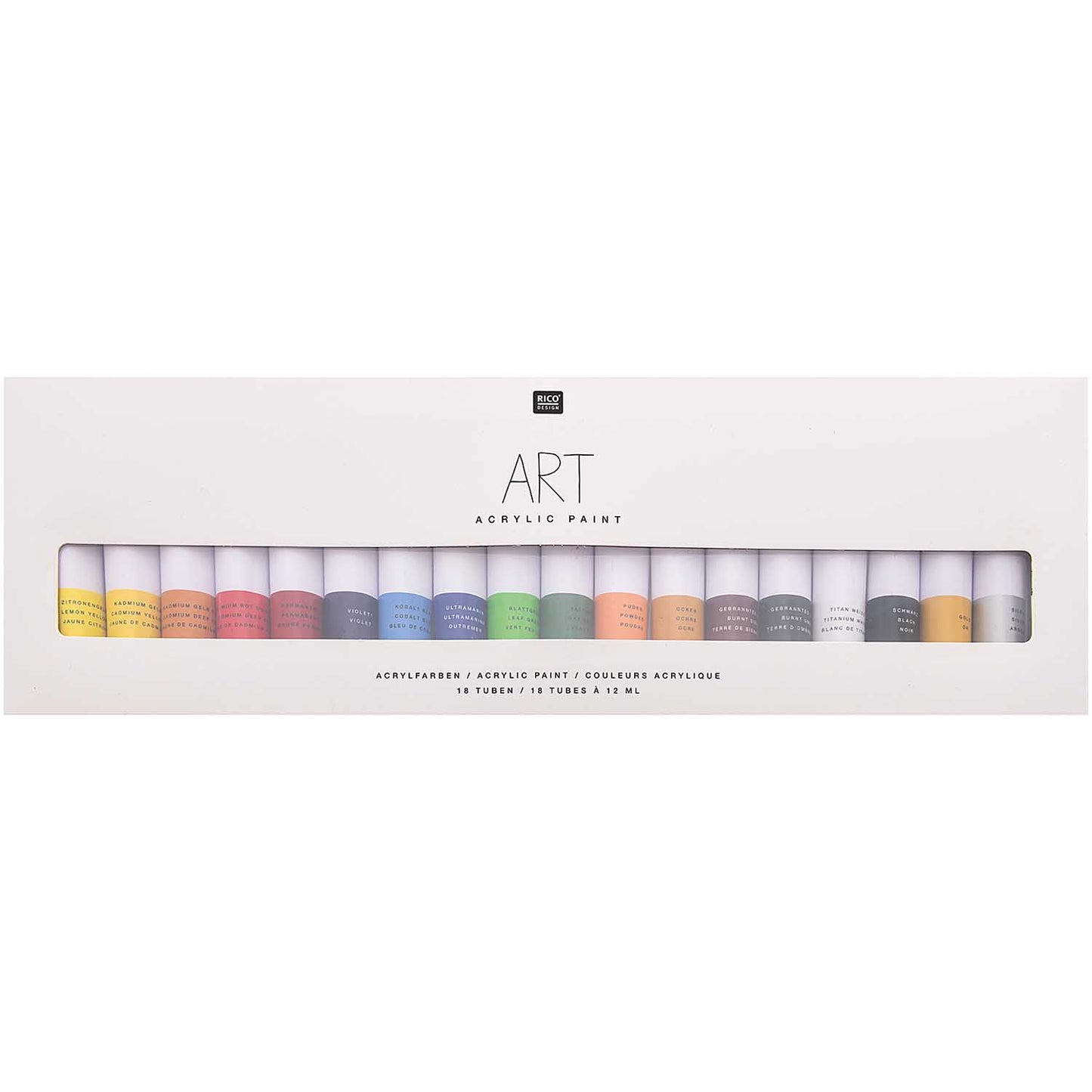 Rico Design- Art Acryl Set 18x12ml