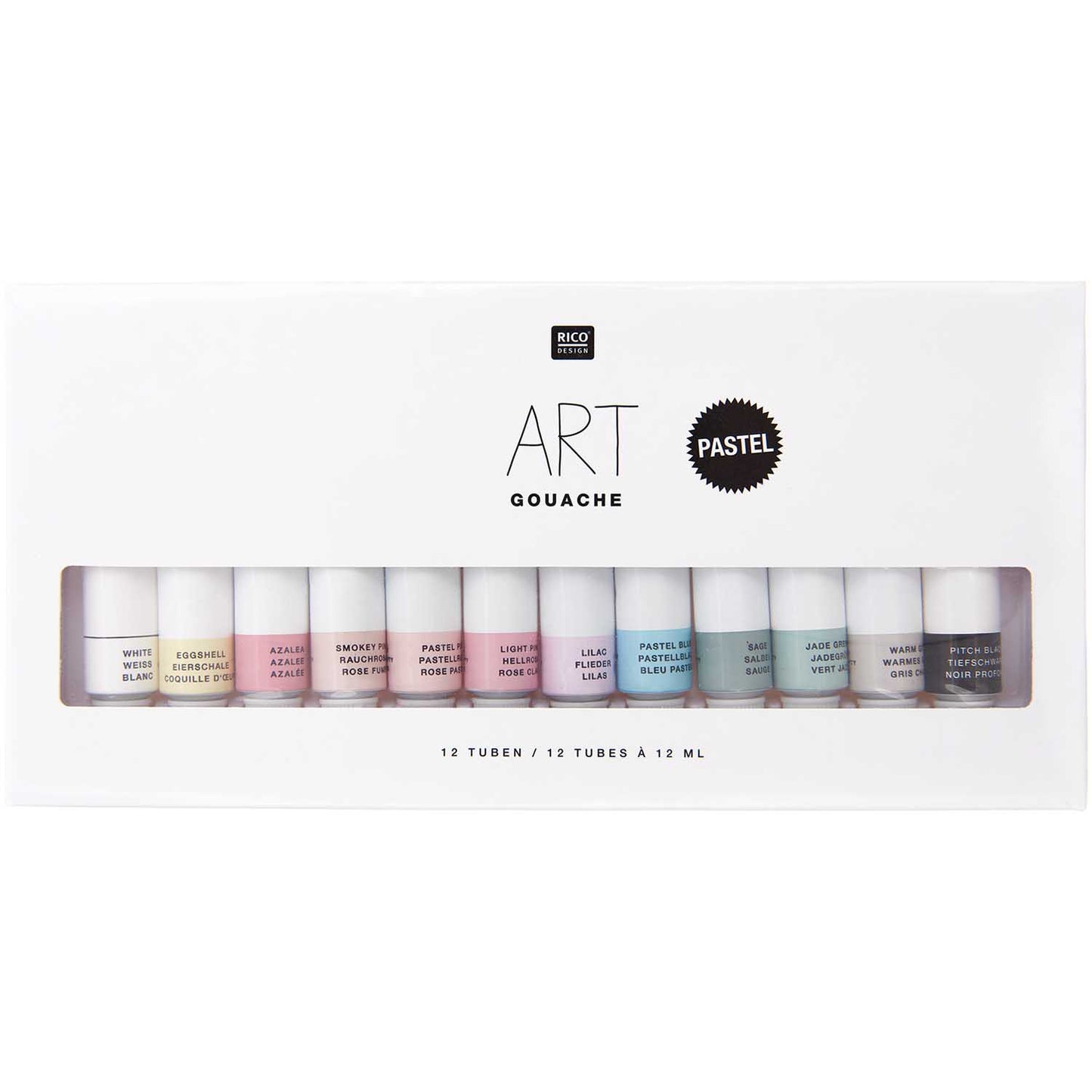 Rico Design- Art Gouache-Set 12x12ml