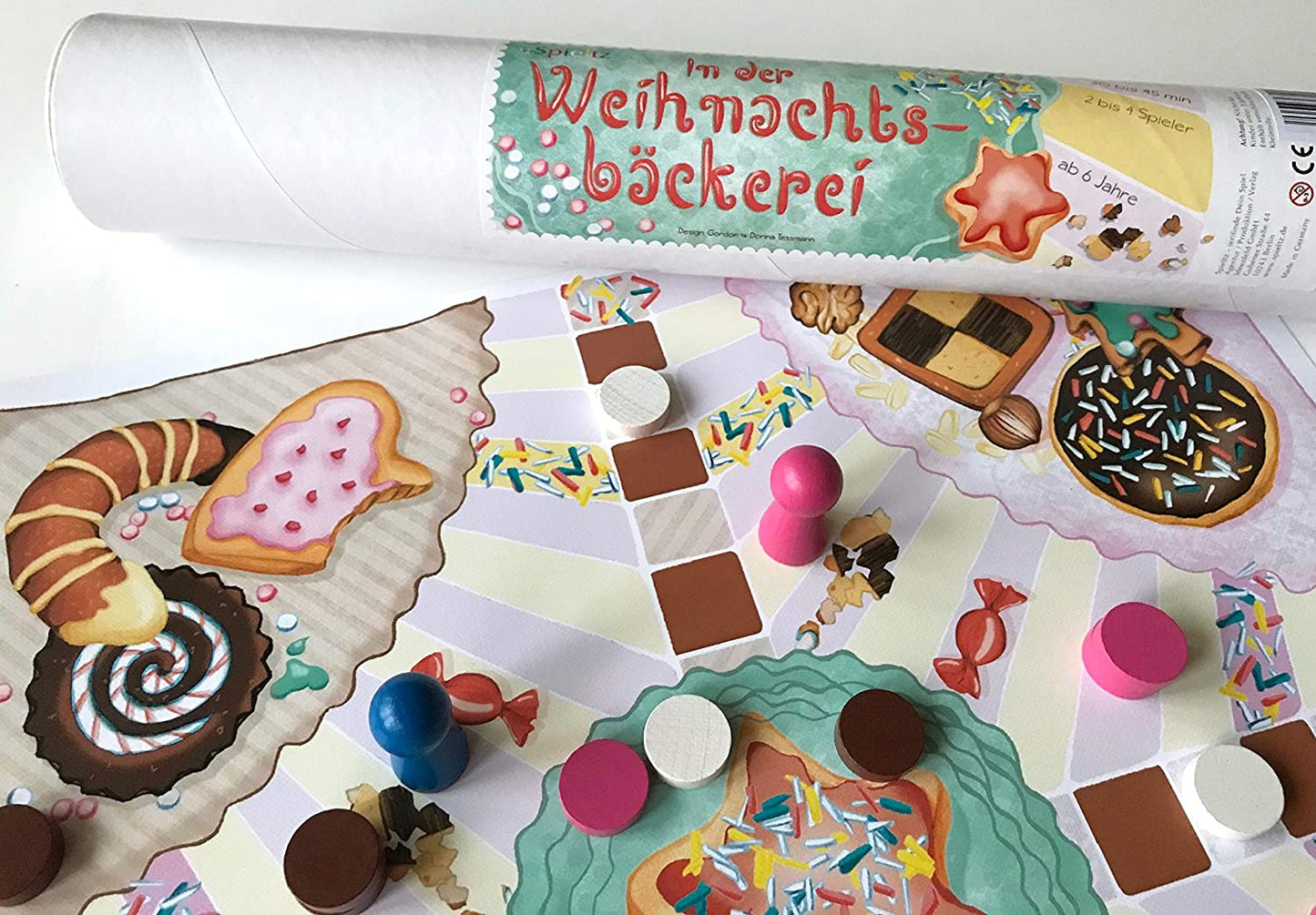 Spieltz Weihnachtsspiel In der Weihnachtsbäckerei (LKW-Plane)