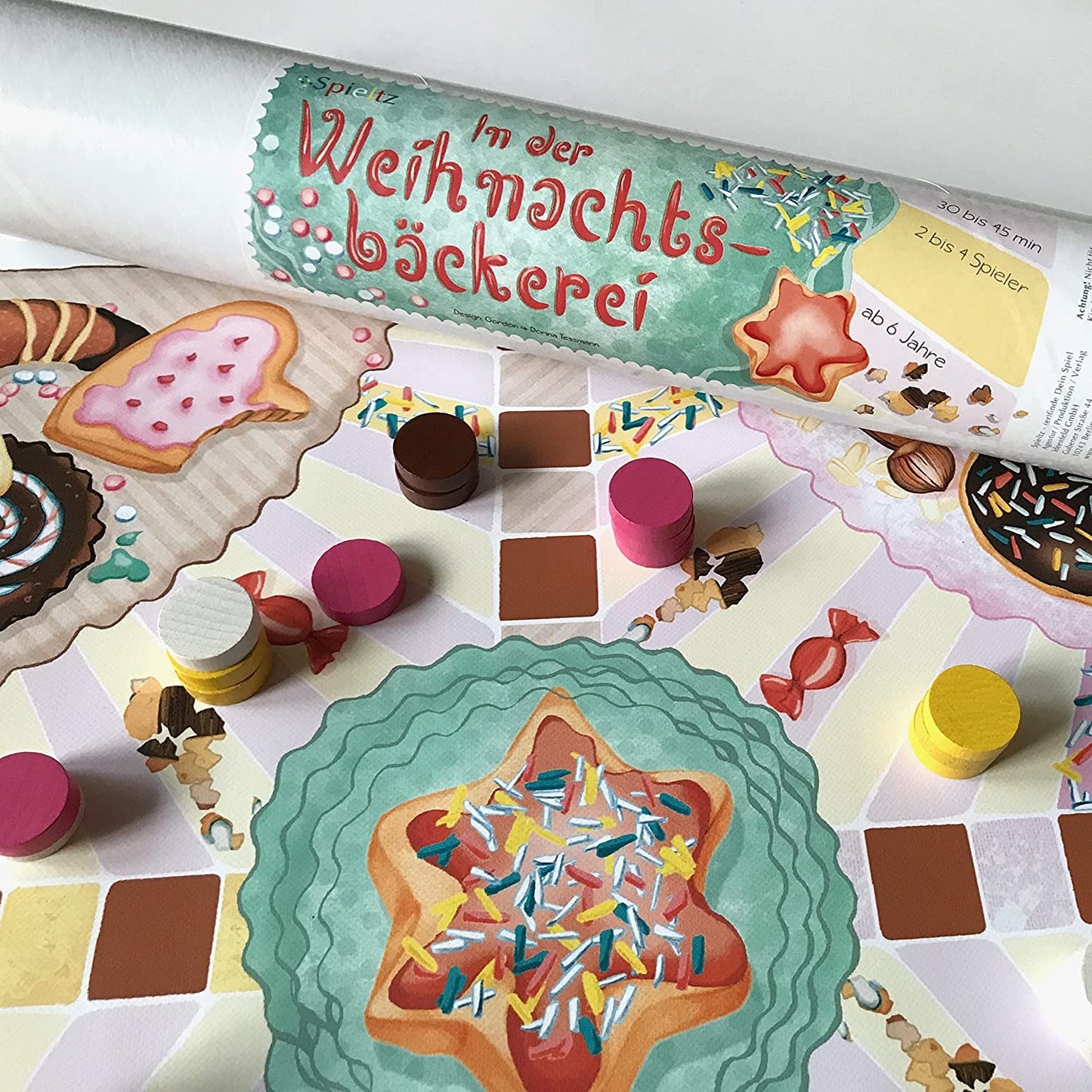 Spieltz Weihnachtsspiel In der Weihnachtsbäckerei (LKW-Plane)