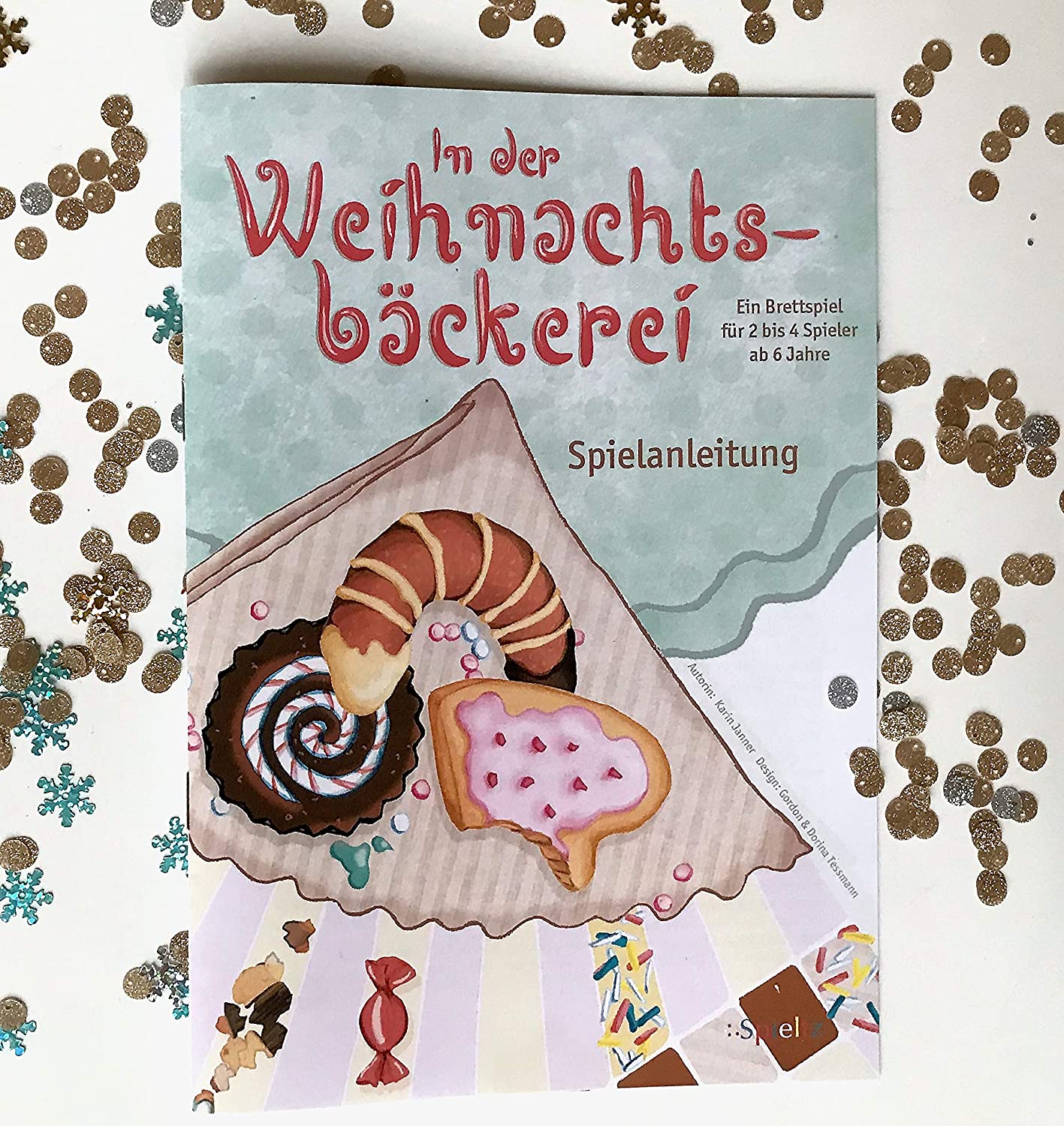 Spieltz Weihnachtsspiel In der Weihnachtsbäckerei (LKW-Plane)