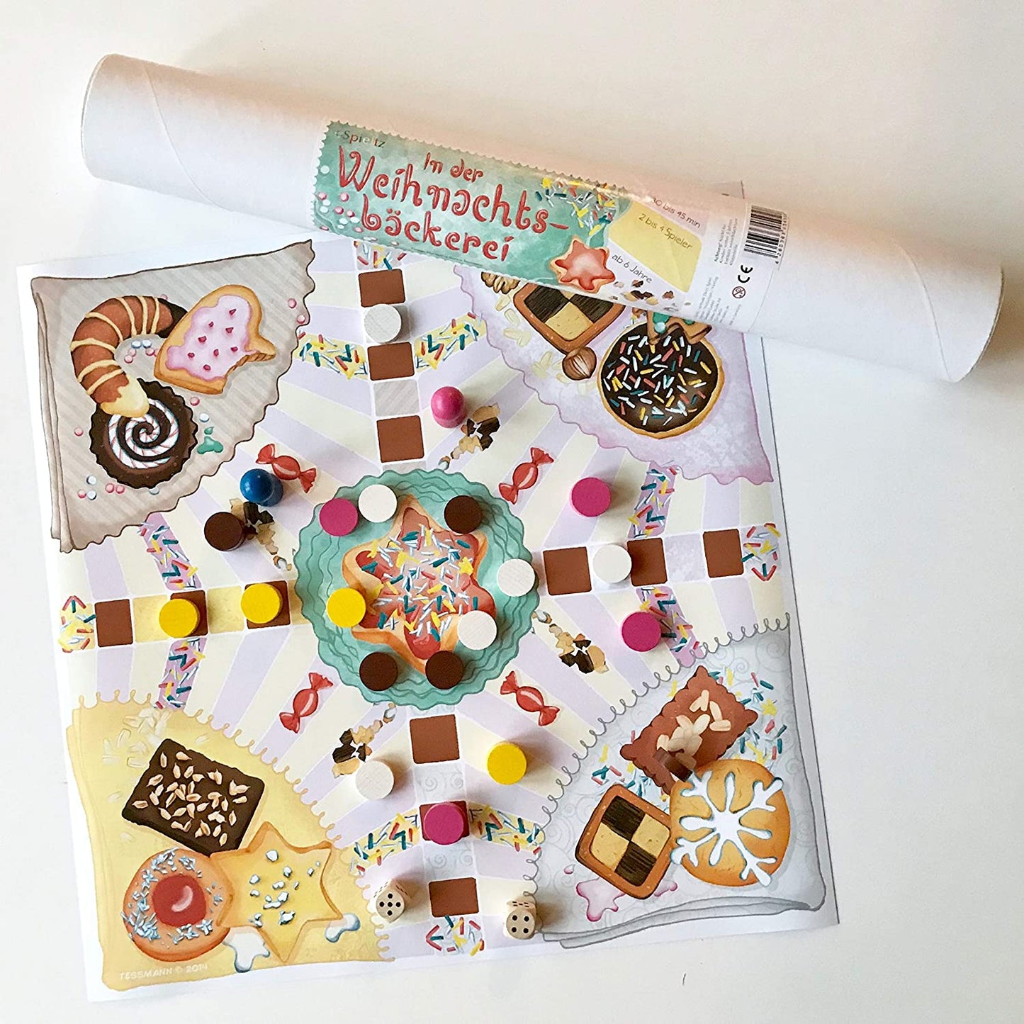 Spieltz Weihnachtsspiel In der Weihnachtsbäckerei (LKW-Plane)