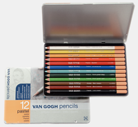 Van Gogh- Starter-Set - Pastellstifte (12 Farben)