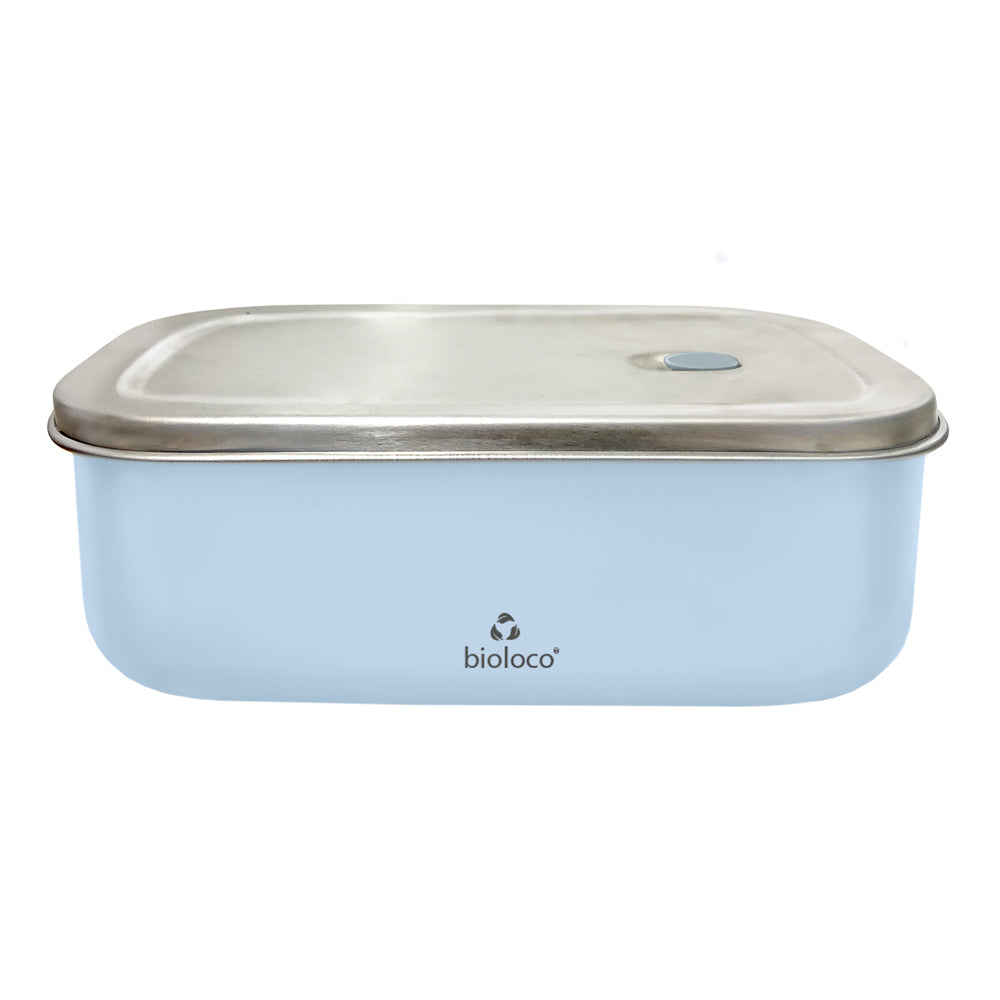 chic mic Bioloco Sky Edelstahl-Lunchbox, 20x14x7 cm