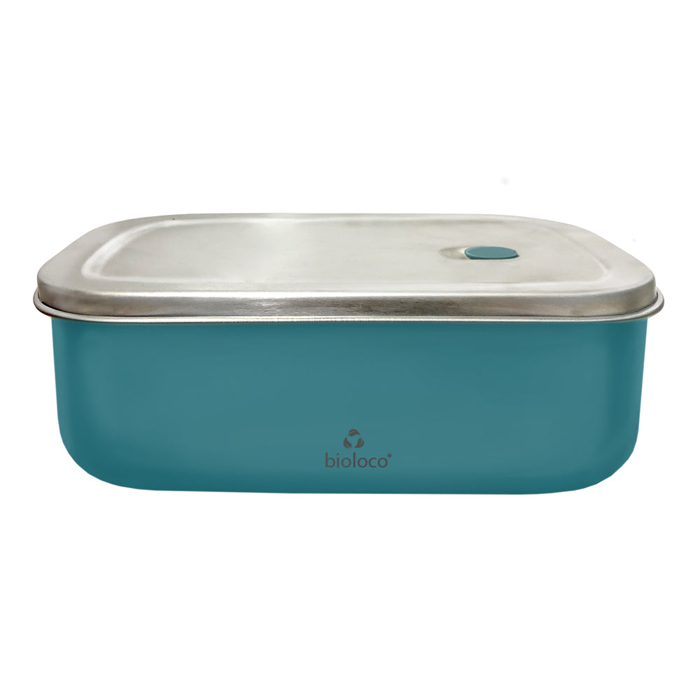 chic mic Bioloco Sky Edelstahl-Lunchbox, 20x14x7 cm