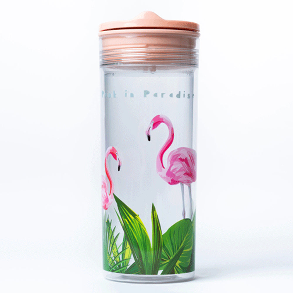 chic mic Slide Cup Crystal - Tasse / Flasche aus Tritan mit Schiebedeckel, 550ml