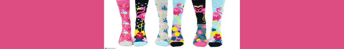 4 Türchen: Go Flamingo Socken von United Oddsocks! -> Adventkalender