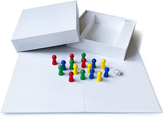 Spieltz Kreativ-Set - großes Brettspiel selber machen. Blanko Spiel + Box + Spielmaterial