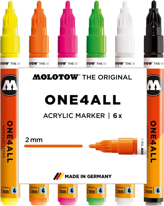 One4All - 127HS Neon-Set (6 Marker)