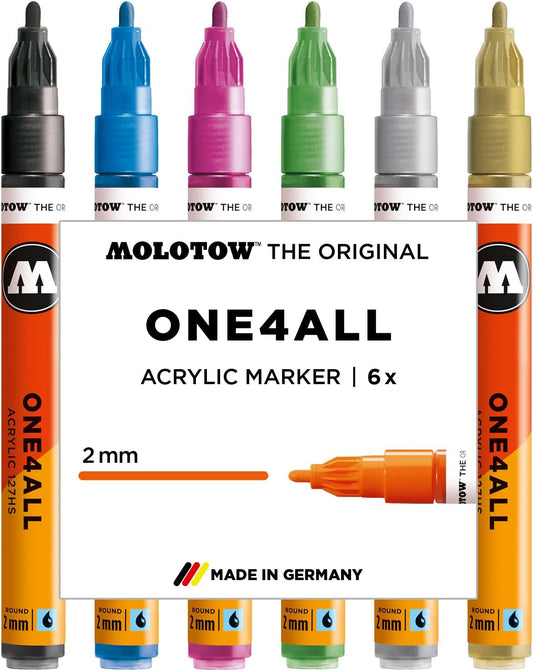 One4All - 127HS Metallic-Set (6 Marker)