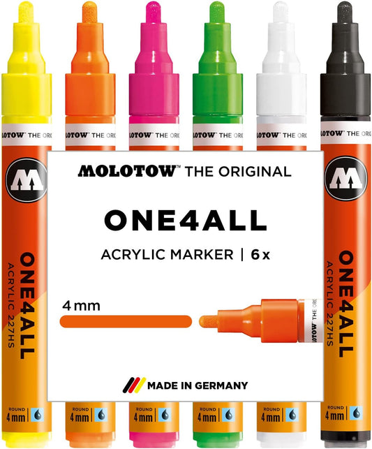 One4All - 227HS Neon-Set (6 Marker)
