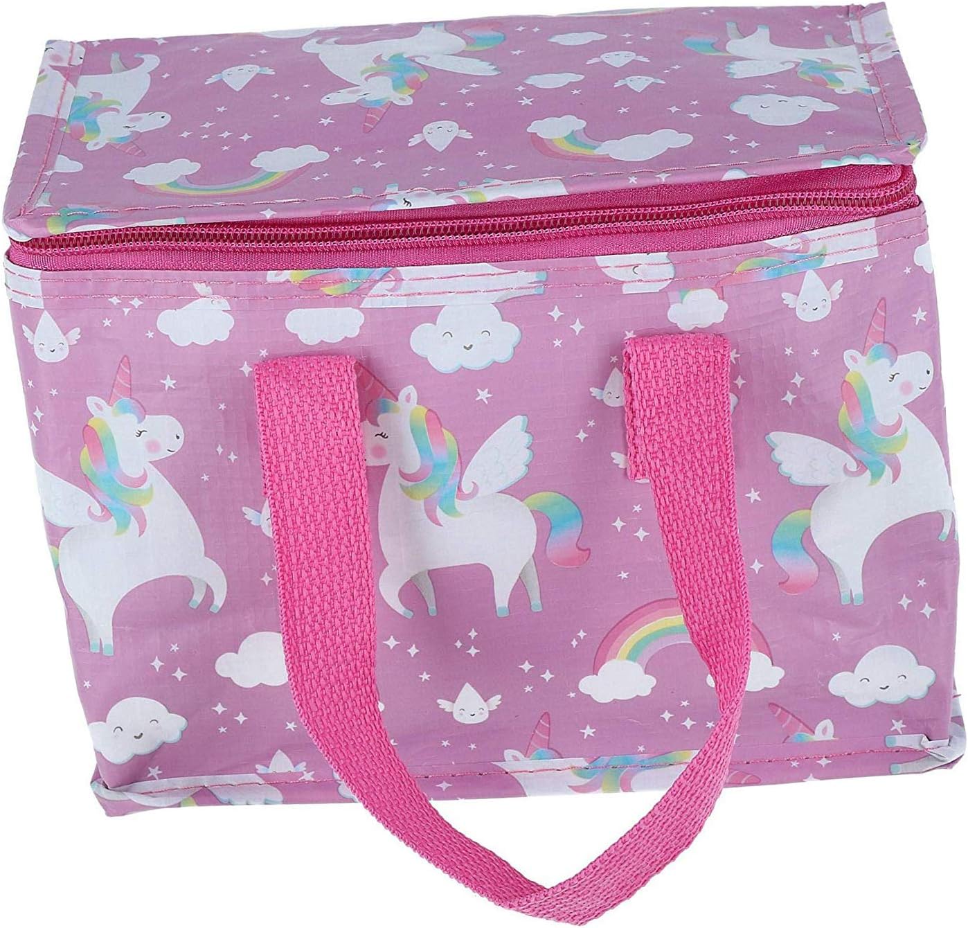 Sass & Belle Mini-Kühltasche - Lunch Bag - Snacktasche Rainbow Unicorn