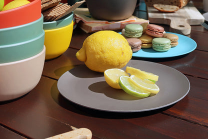 Zuperzozial Flavour-It Plate, 4 Teller im Set, klein, 20cm, verschiedene Farben verfügbar