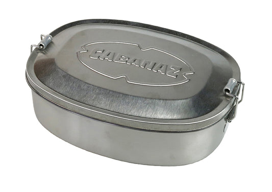 Cabanaz Lunchbox Edelstahl (Stainless Steel), 19x14x5,8 cm